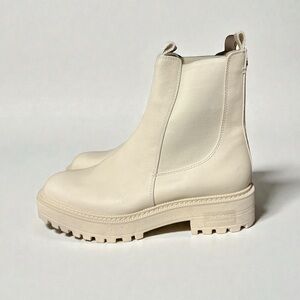🌻NEW w/tag Sam Edelman Laguna Weatherproof Leather Chelsea Lug Boot Size 9.5
